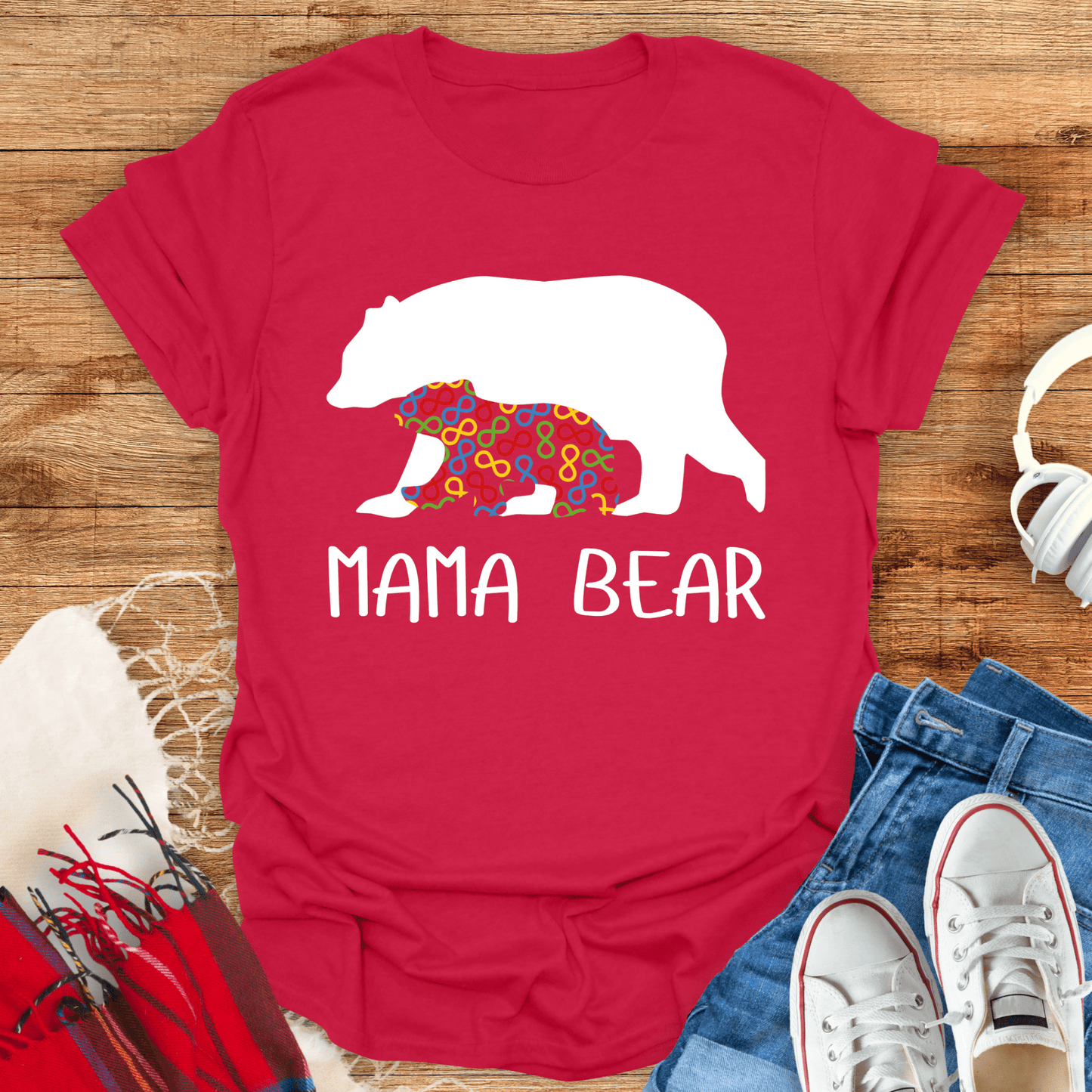 Mama Bear Autism T-Shirt