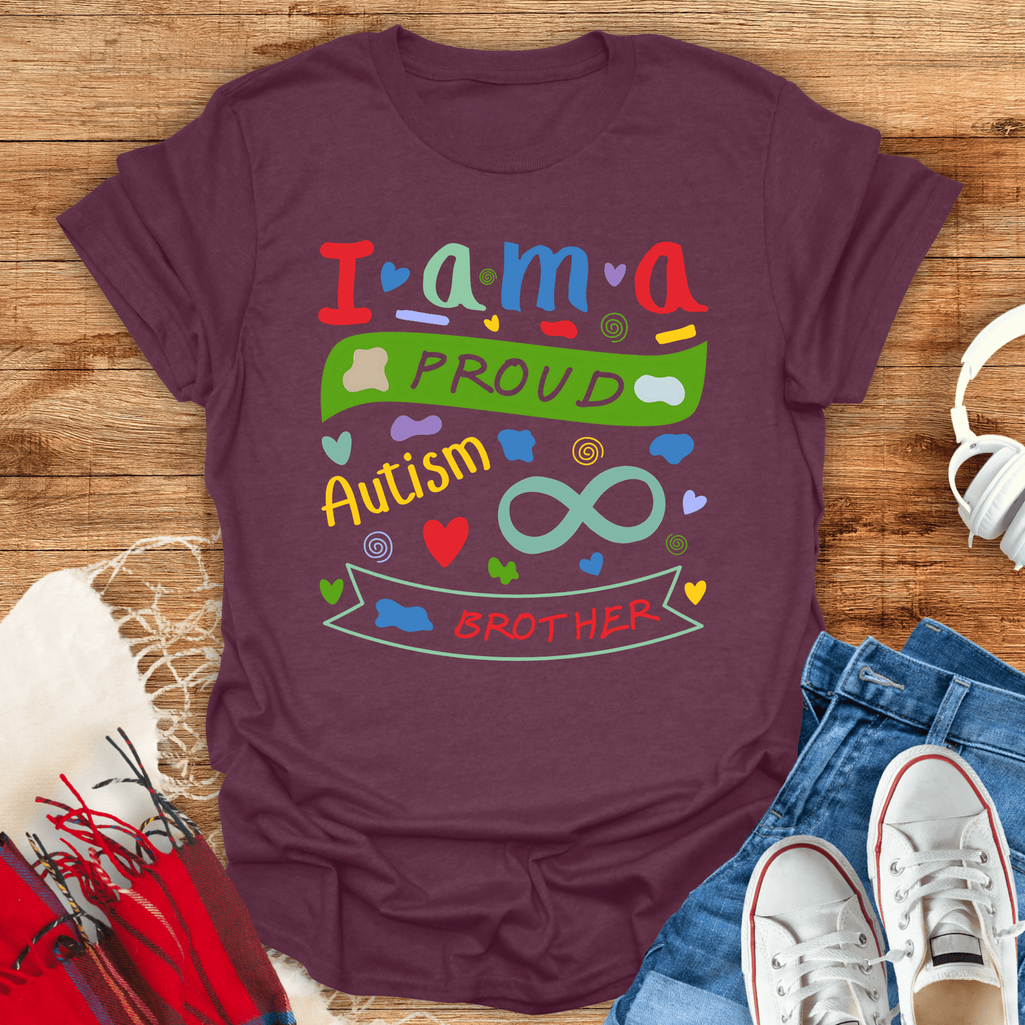 I Am A Proud Autism Brother T-Shirt