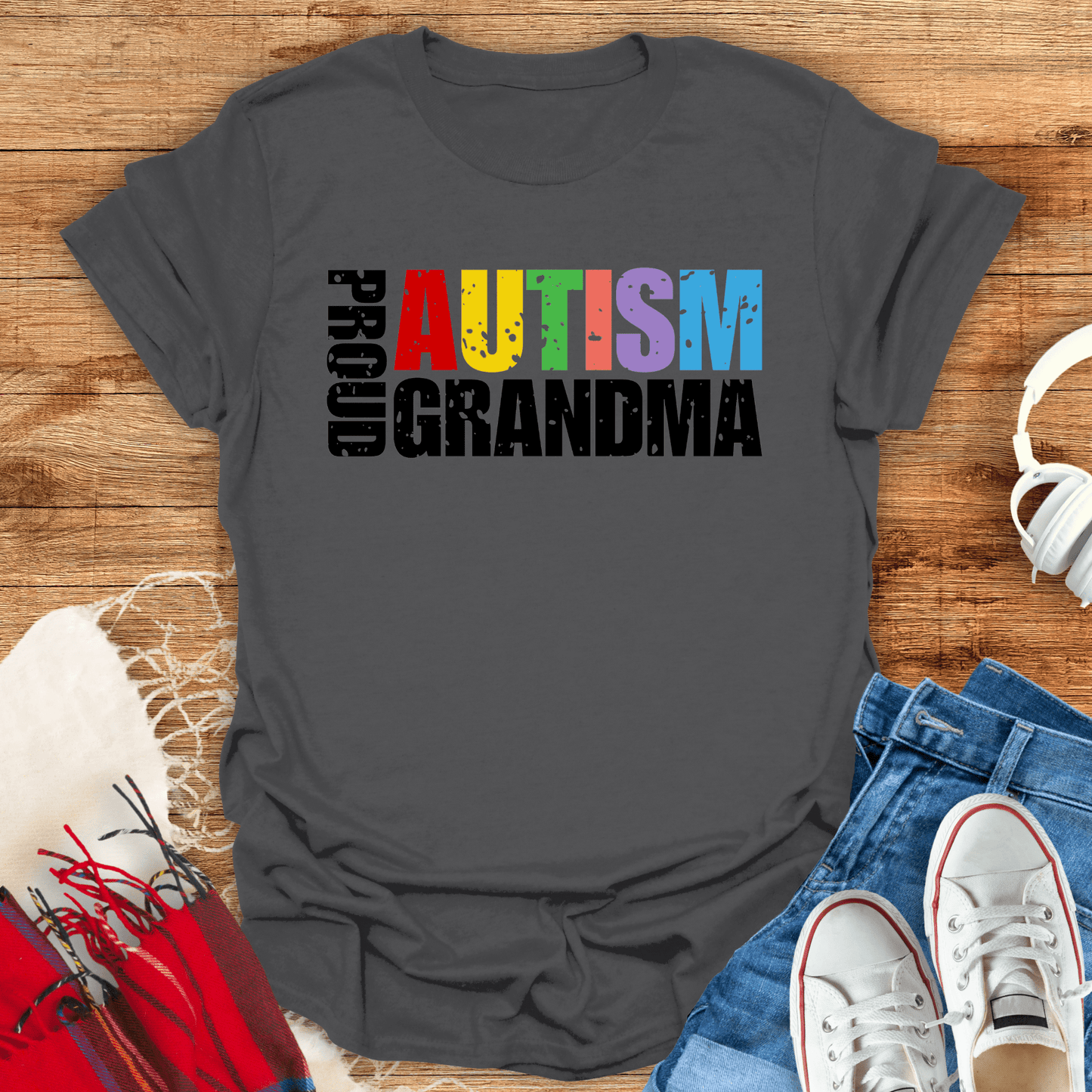 Proud Autism Grandma T-Shirt