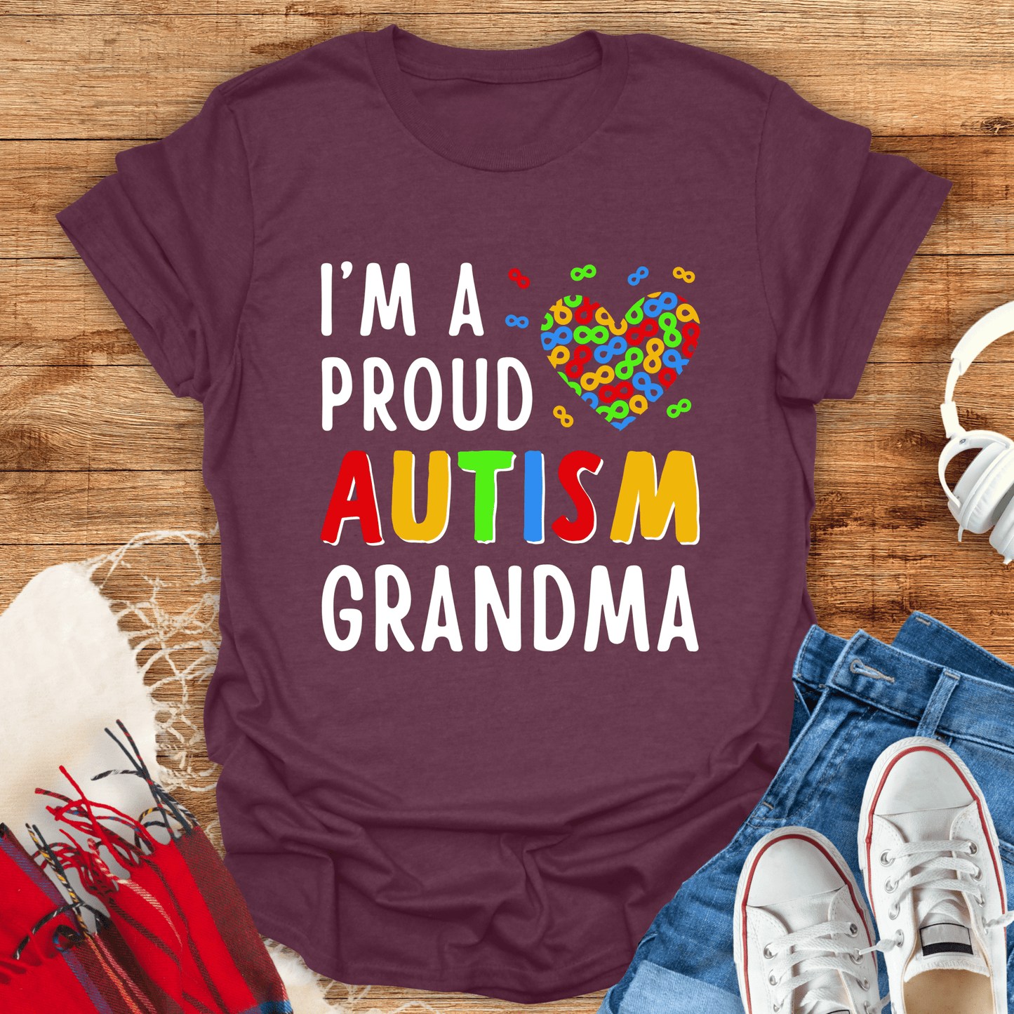 I'm A Proud Autism Grandma T-Shirt