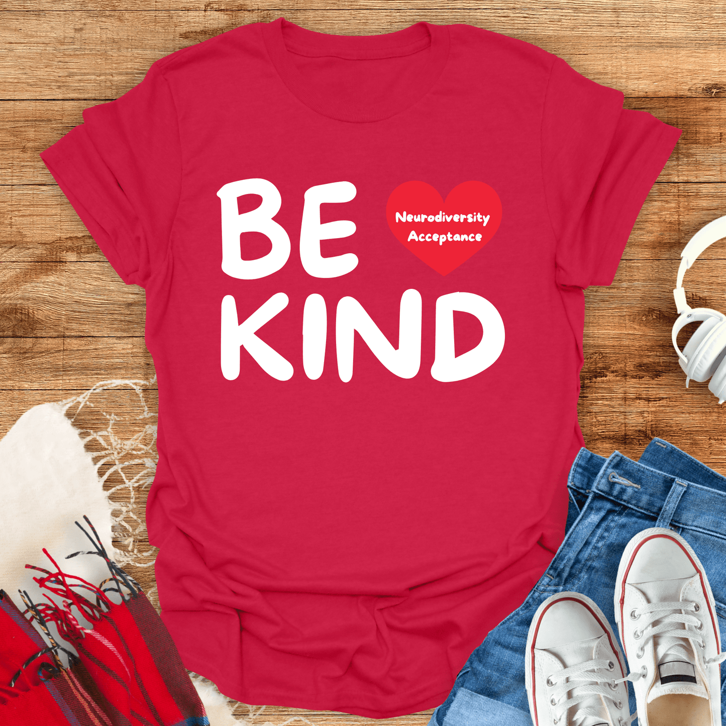 Be Kind Neurodiversity Acceptance T-Shirt