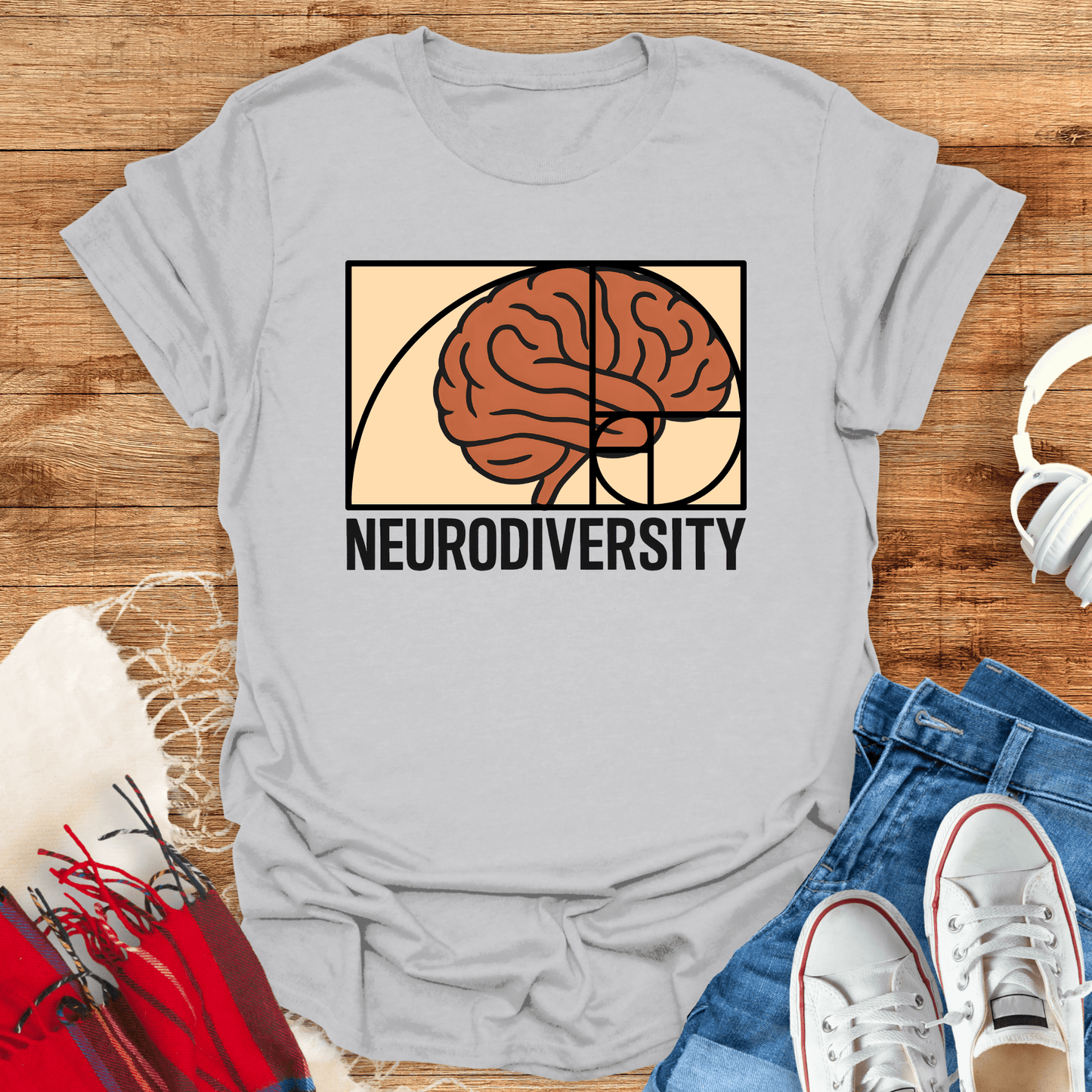 Neurodiversity Fiboncci T-Shirt