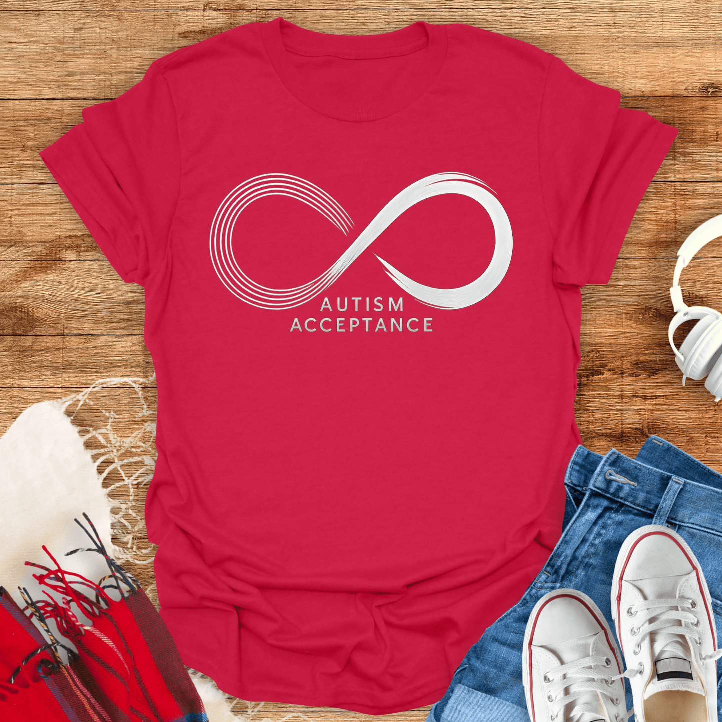 Autism Acceptance Gradient Infinity T-Shirt