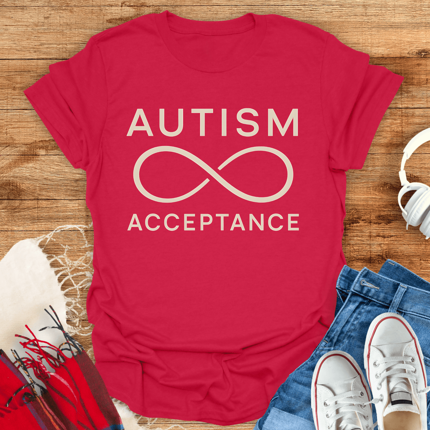 Autism Acceptance Infinity Symbol T-Shirt