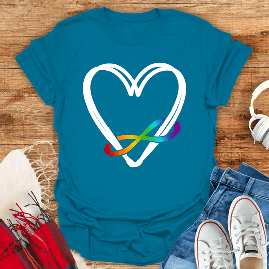 Heart And Infinity Symbol T-Shirt