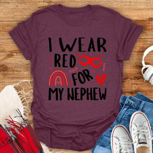 I Wear Red For My Nephew T-Shirt