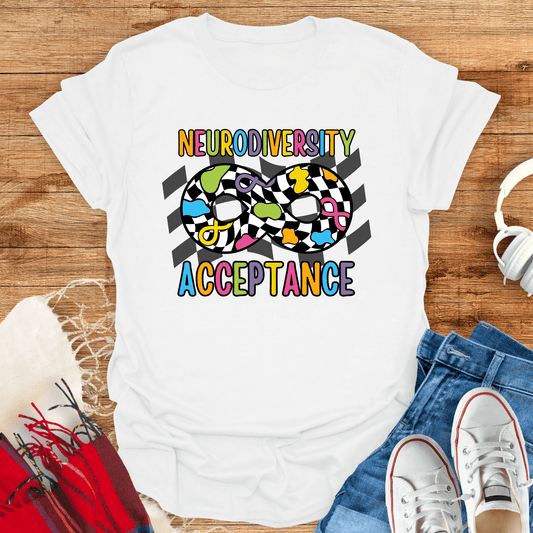 Graphic Neurodiversity Acceptance T-Shirt