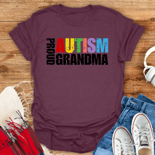Proud Autism Grandma T-Shirt