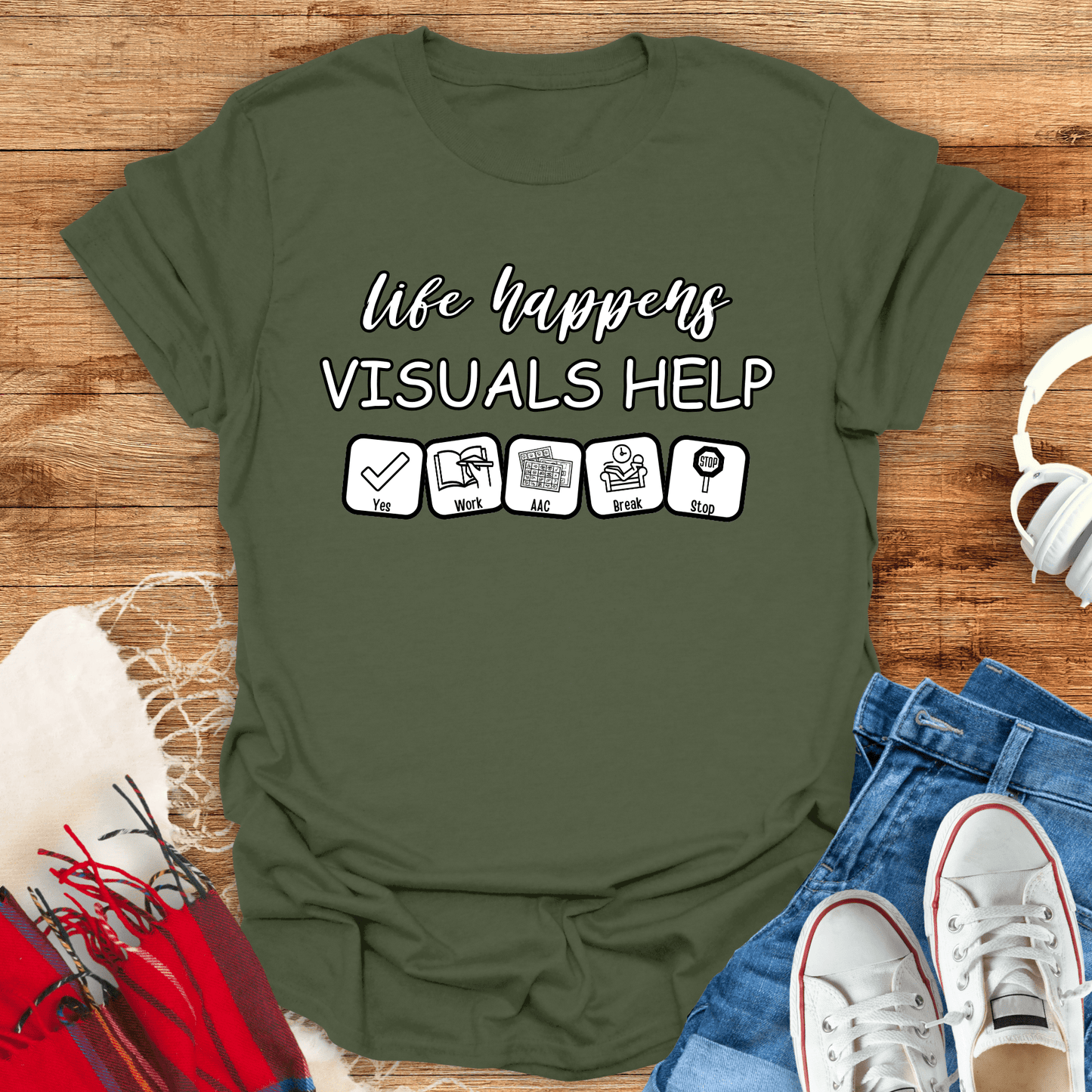 Visuals Help T-Shirt