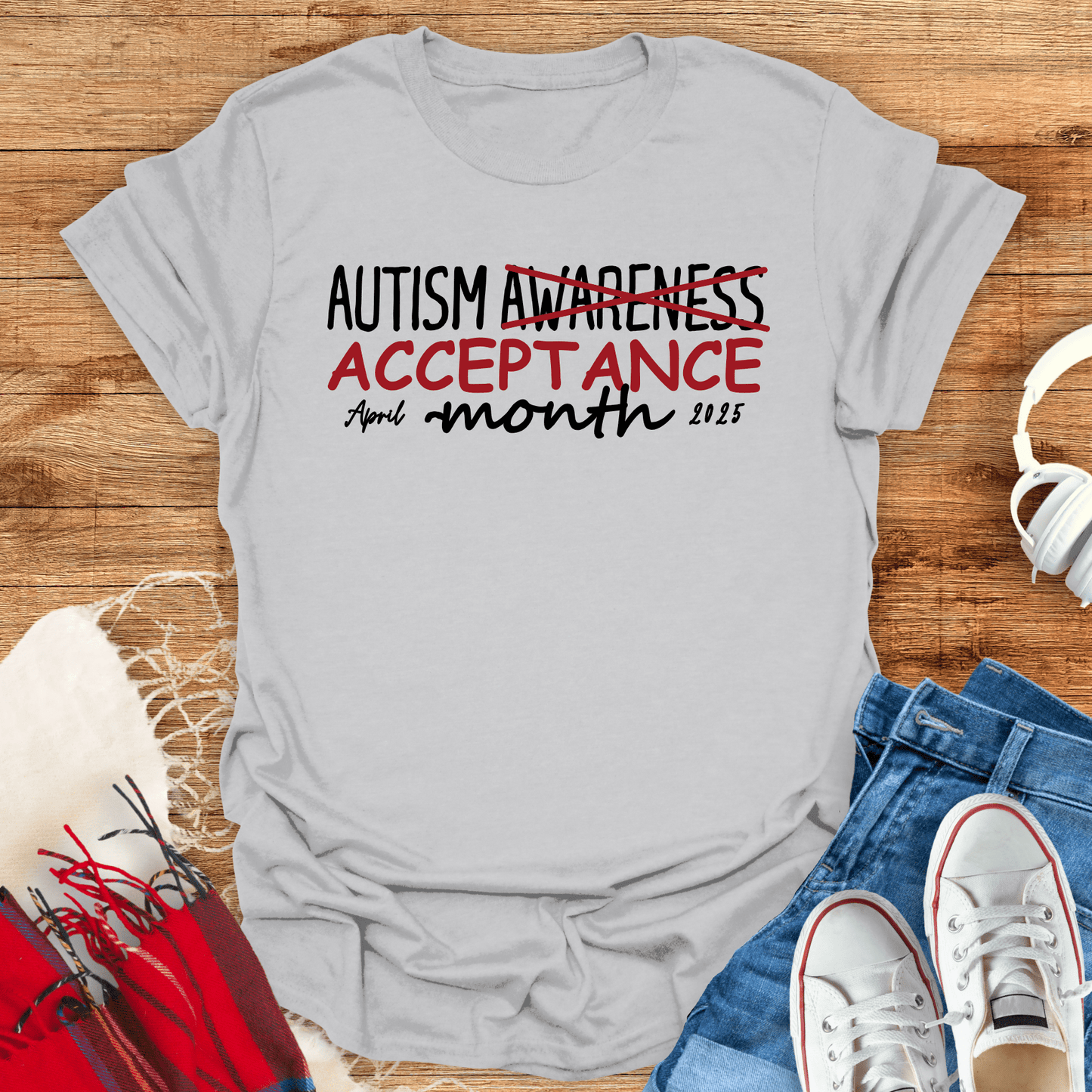 Autism Acceptance Month April 2025 T-Shirt