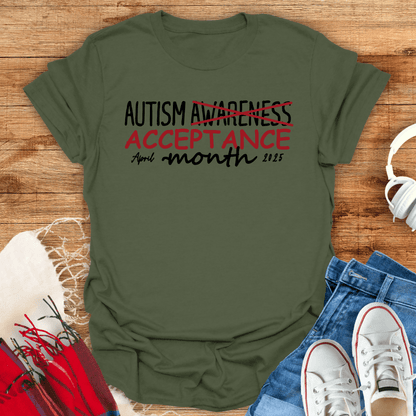 Autism Acceptance Month April 2025 T-Shirt