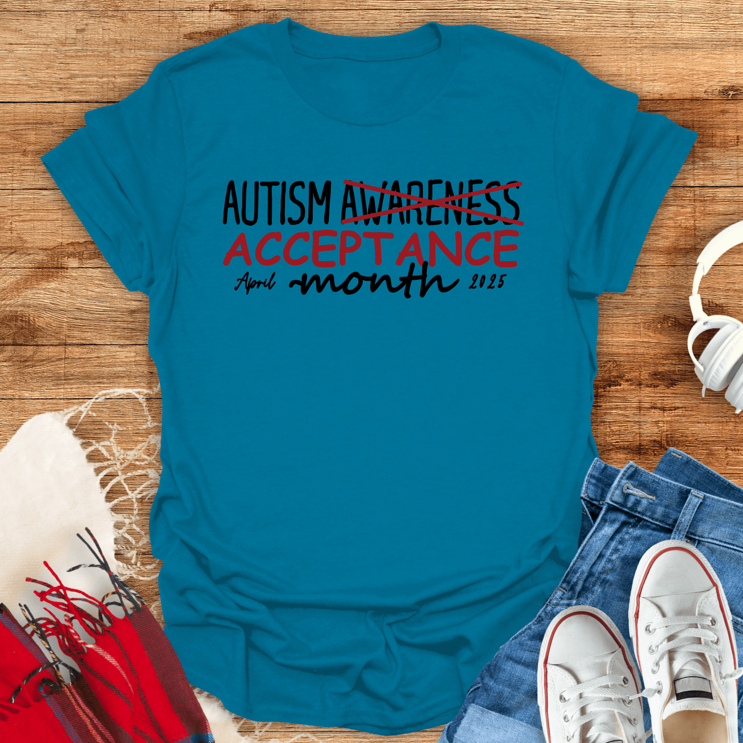 Autism Acceptance Month April 2025 T-Shirt