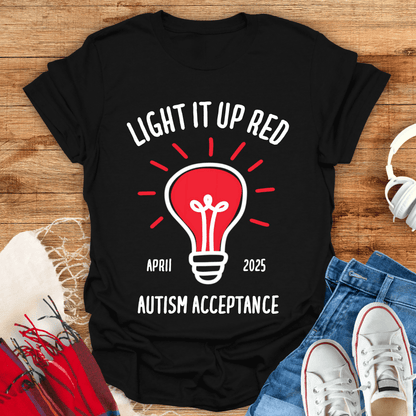 Light It Up Red T-Shirt