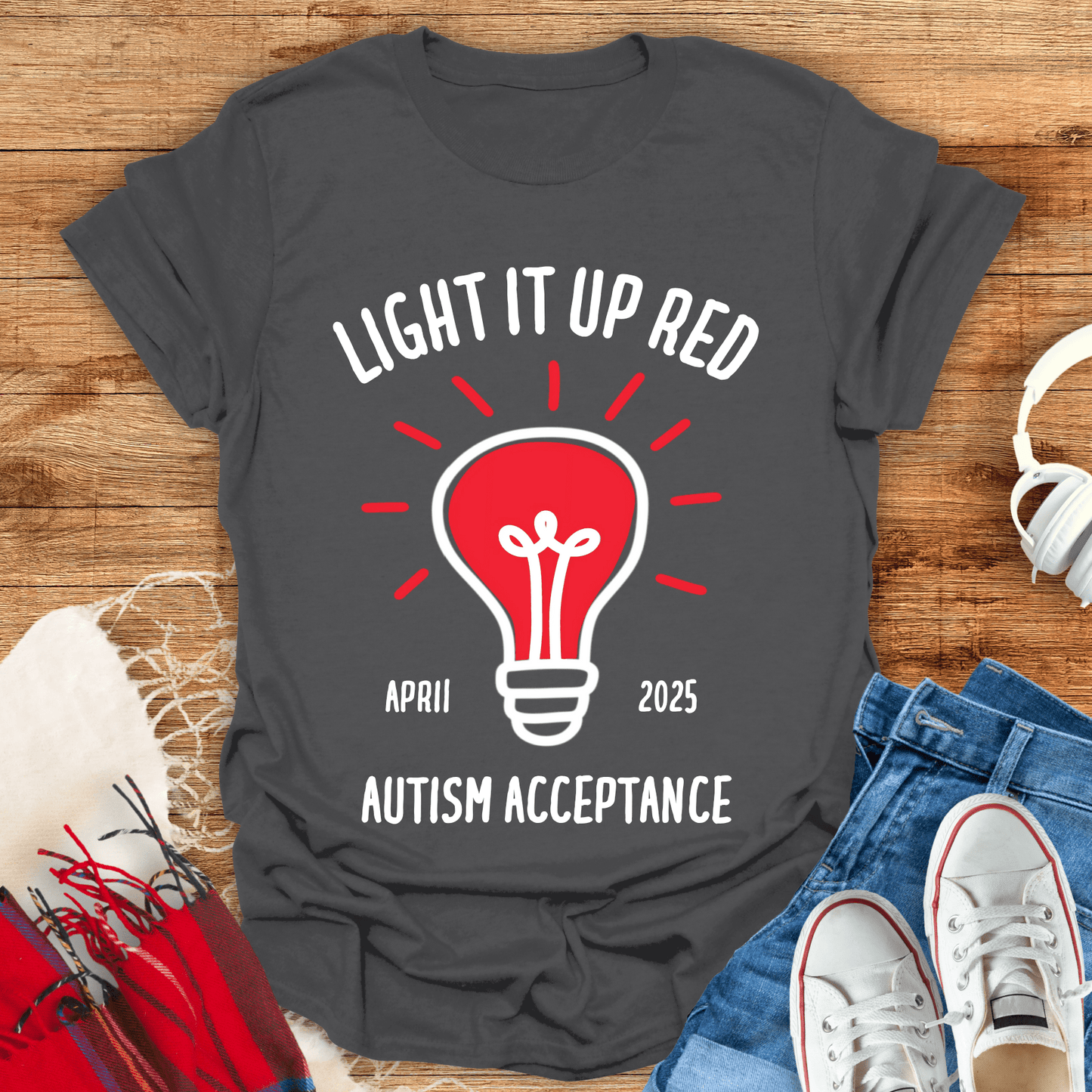Light It Up Red T-Shirt