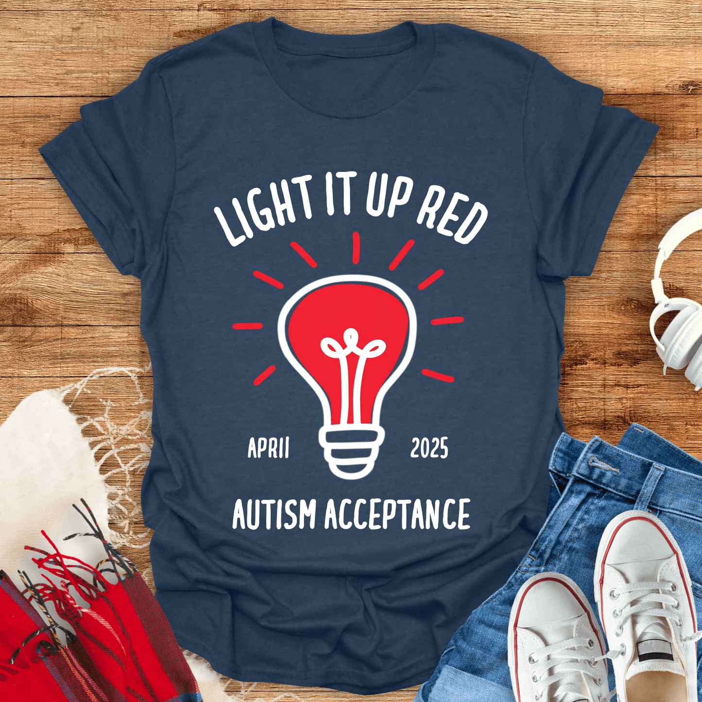 Light It Up Red T-Shirt