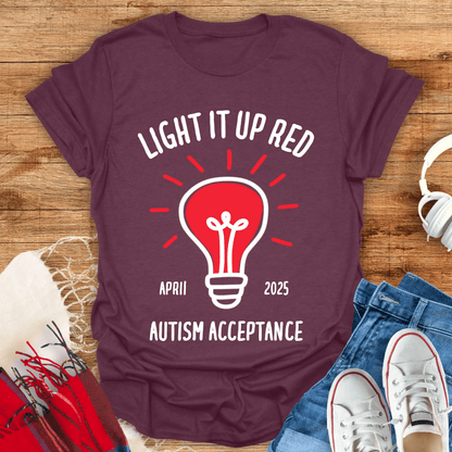 Light It Up Red T-Shirt