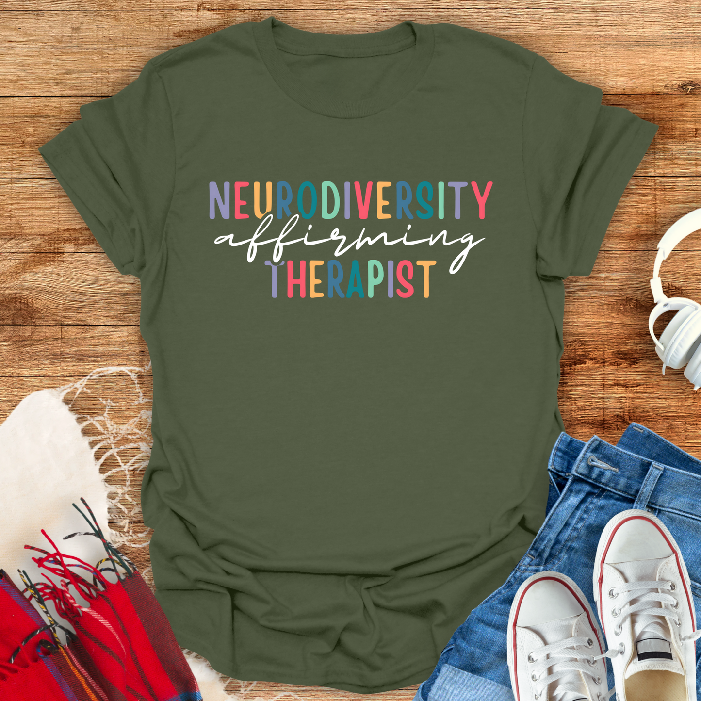 Neurodiversity Affirming Therapist T-Shirt