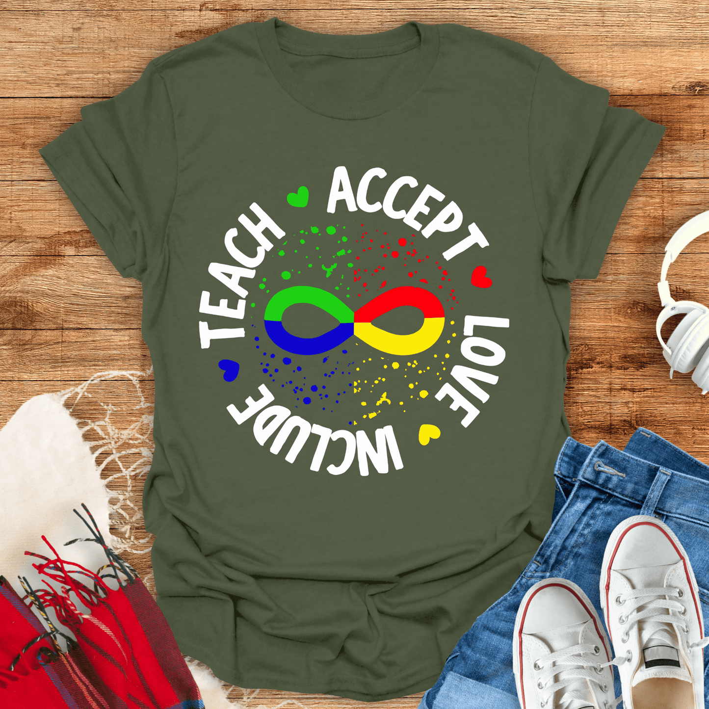 Teach, Accept, Love, Include T-Shirt
