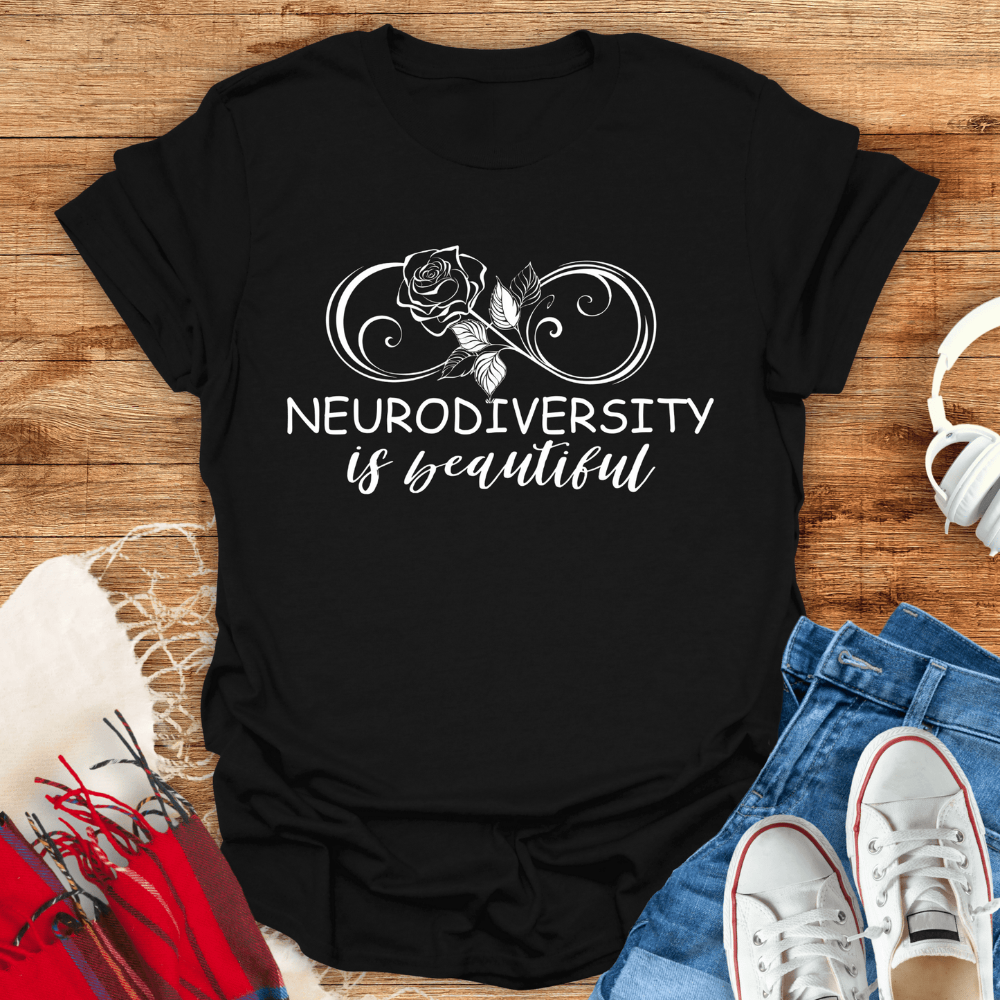 Neurodiversity Is Beautiful Infinity T-Shirt