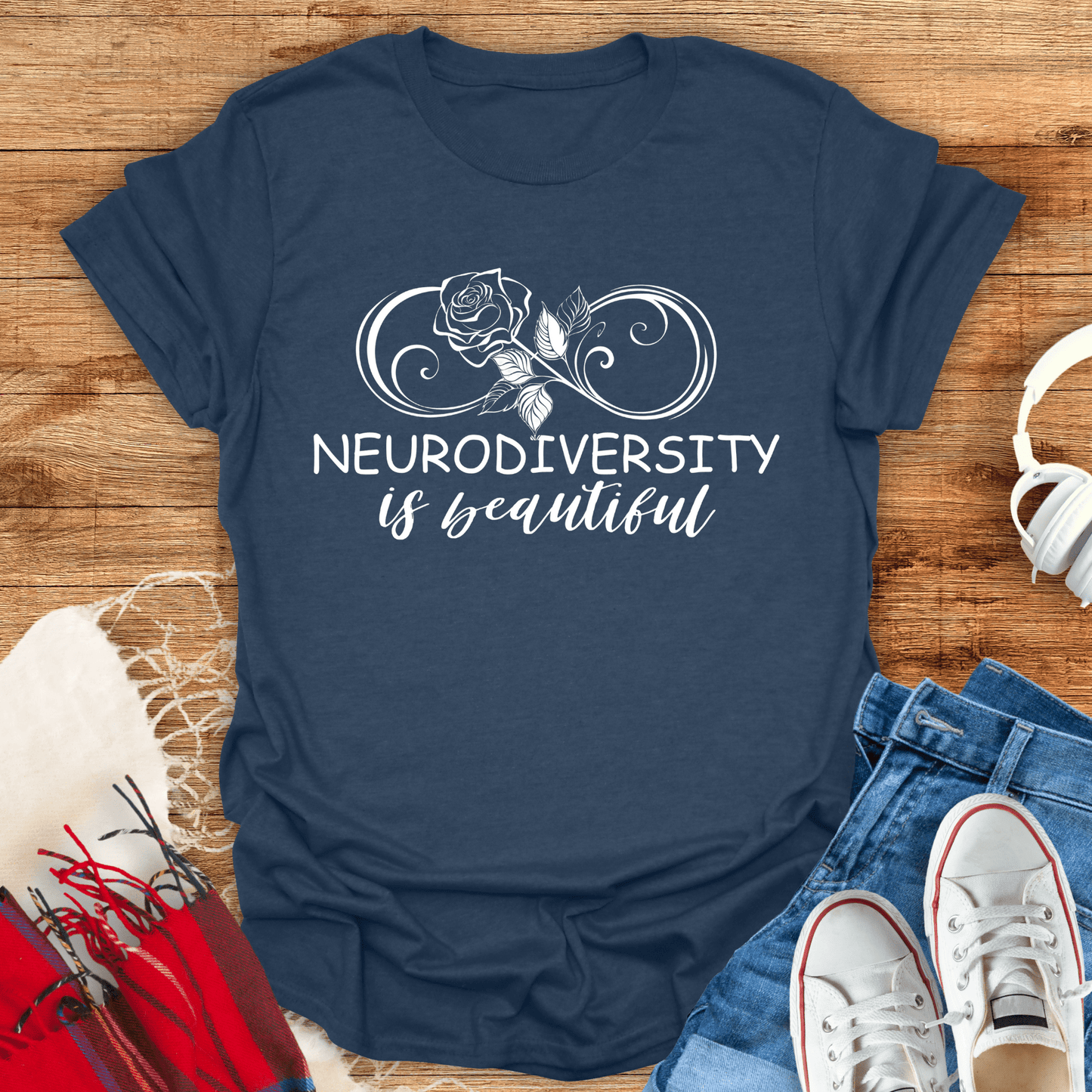Neurodiversity Is Beautiful Infinity T-Shirt