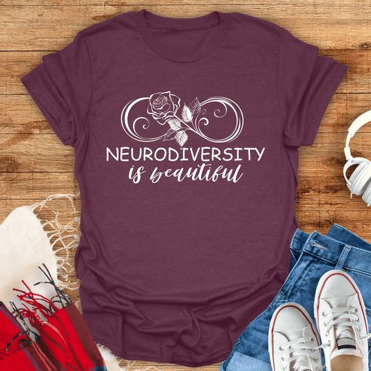 Neurodiversity Is Beautiful Infinity T-Shirt