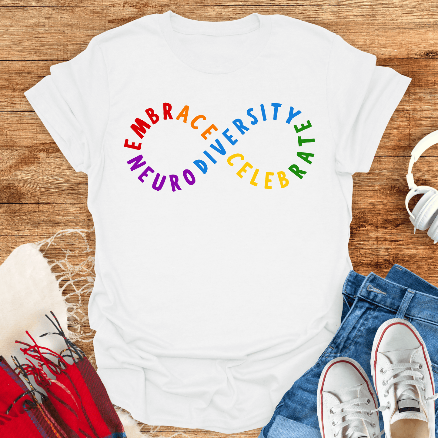 Embrace And Celebrate Neurodiversity T-Shirt