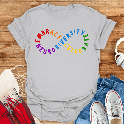 Embrace And Celebrate Neurodiversity T-Shirt
