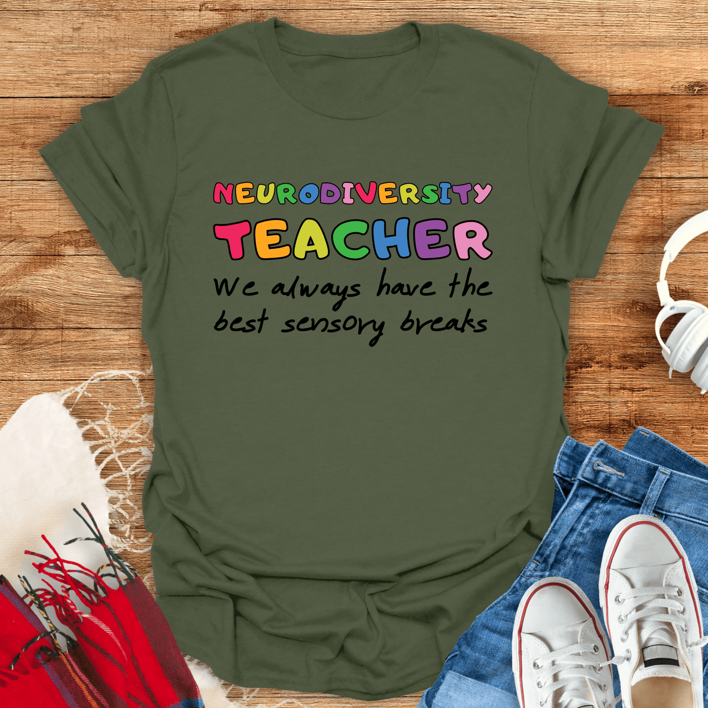 Neurodiversity Teacher T-Shirt