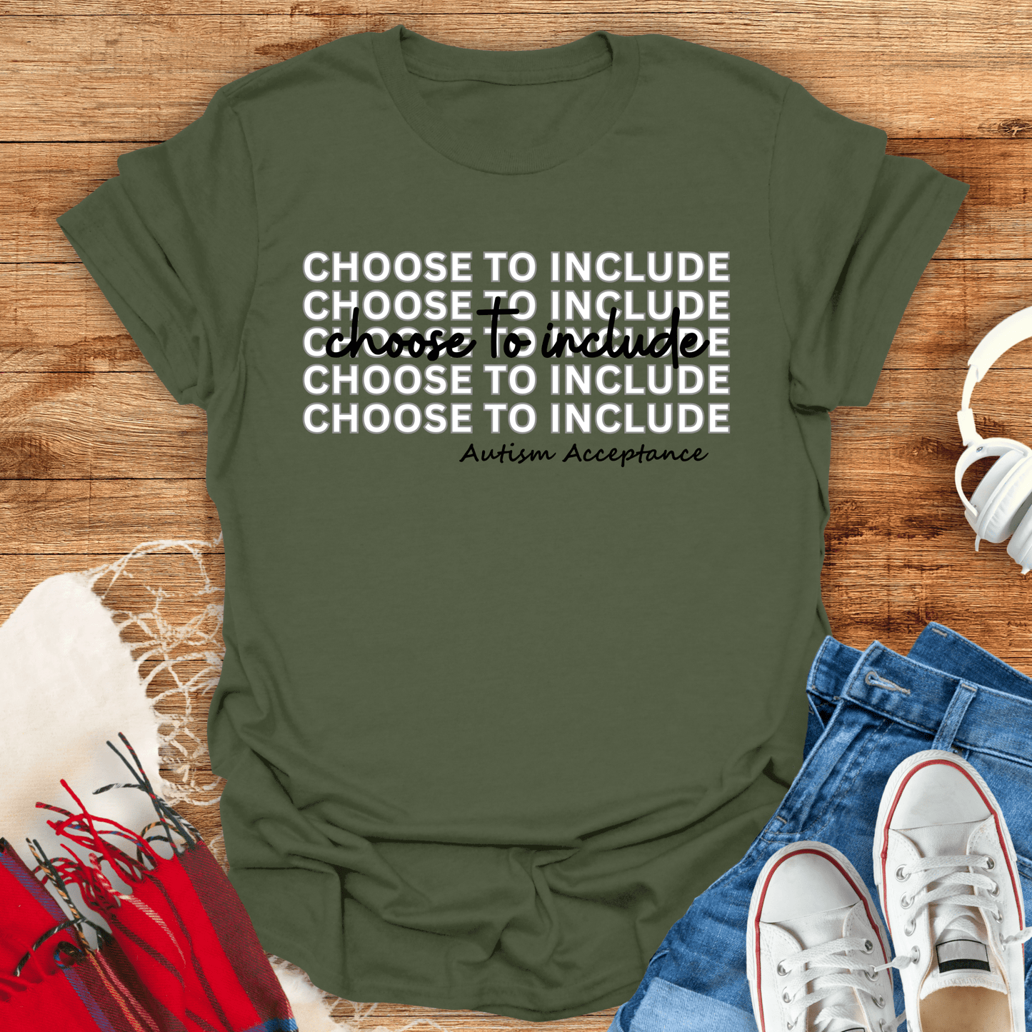 Choose To Include Autism Acceptance T-Shirt