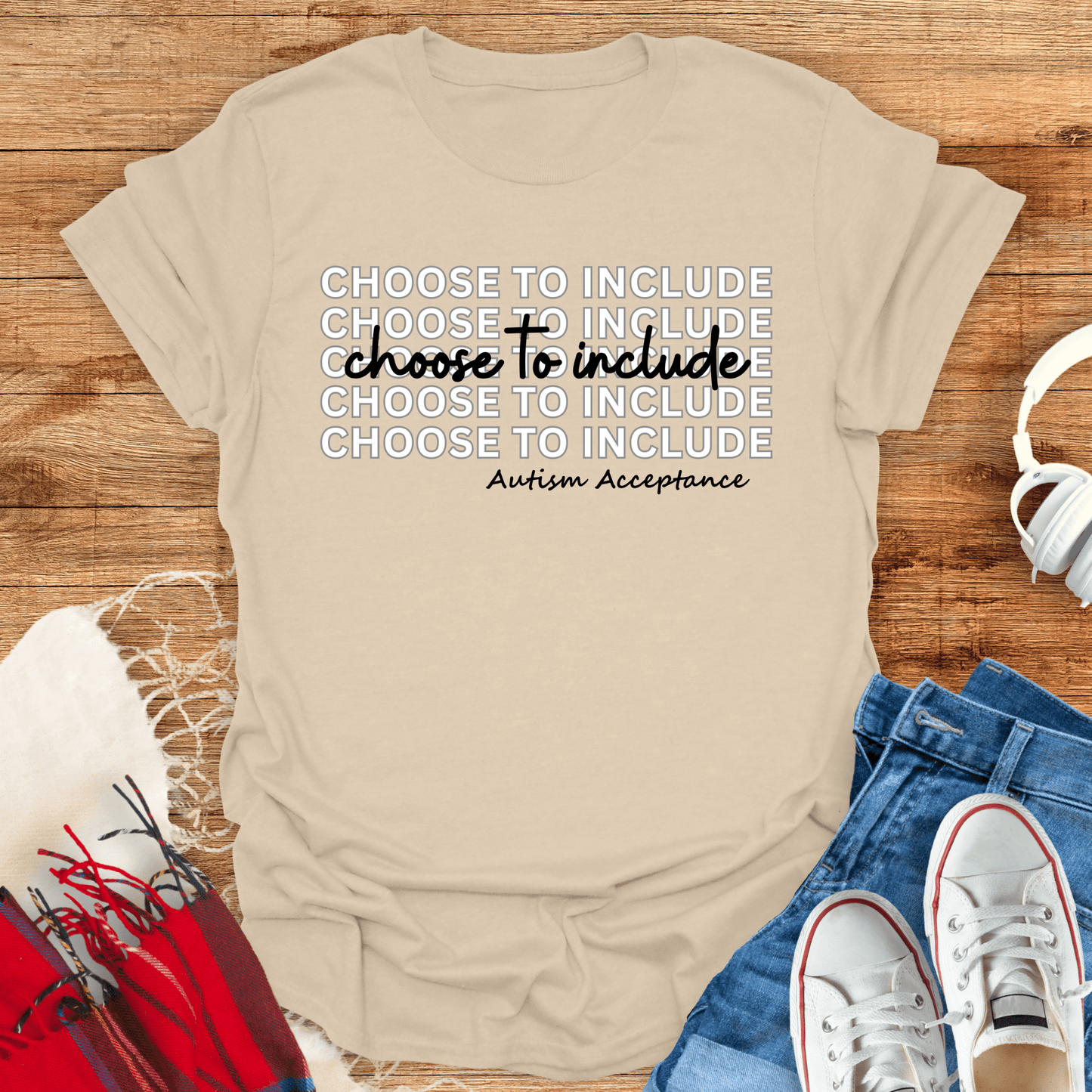 Choose To Include Autism Acceptance T-Shirt