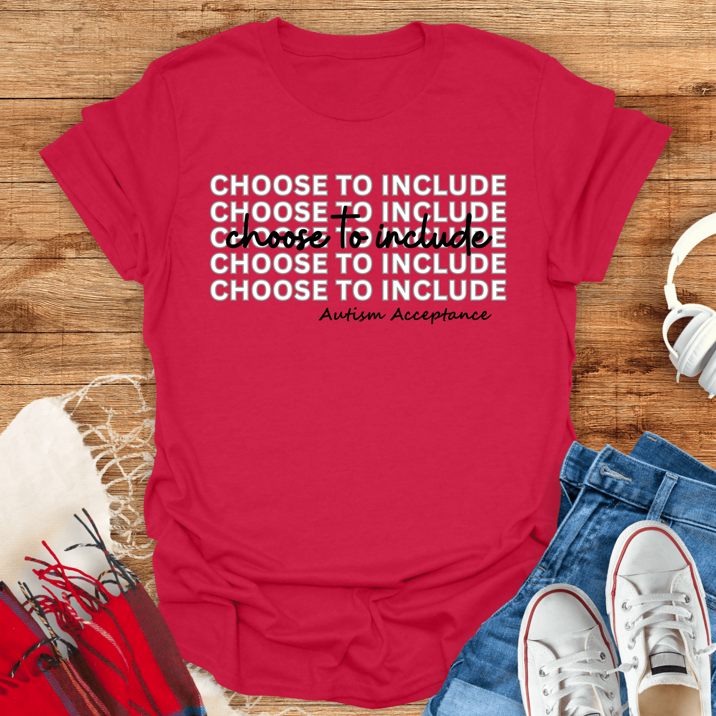 Choose To Include Autism Acceptance T-Shirt
