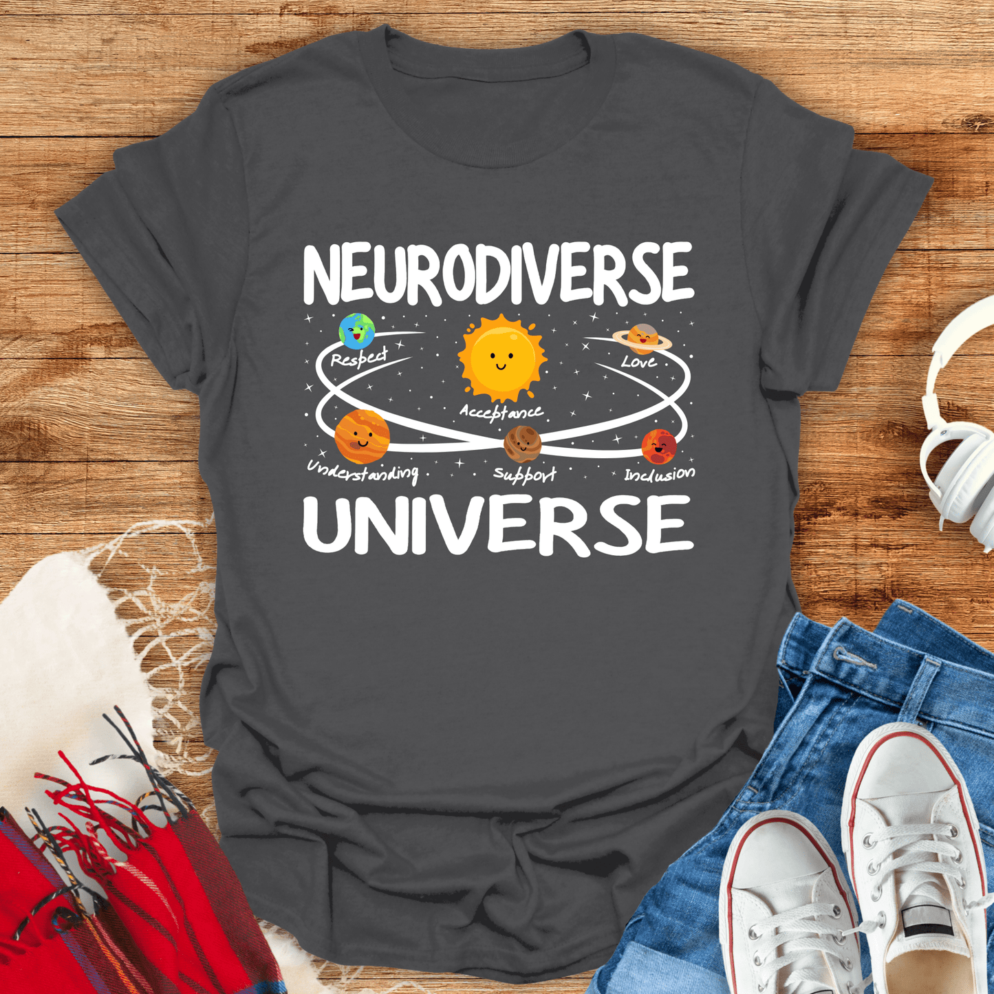 Neurodiverse Universe Orbit T-Shirt