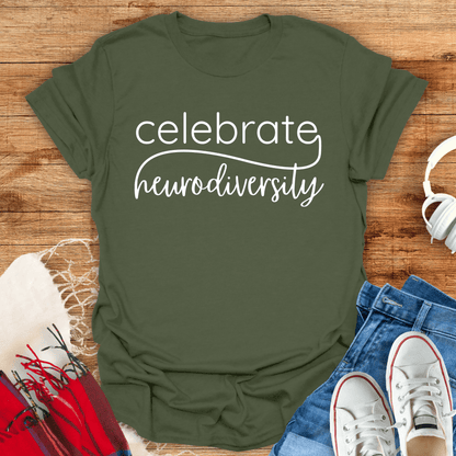 Celebrate Neurodiversity Autism T-Shirt