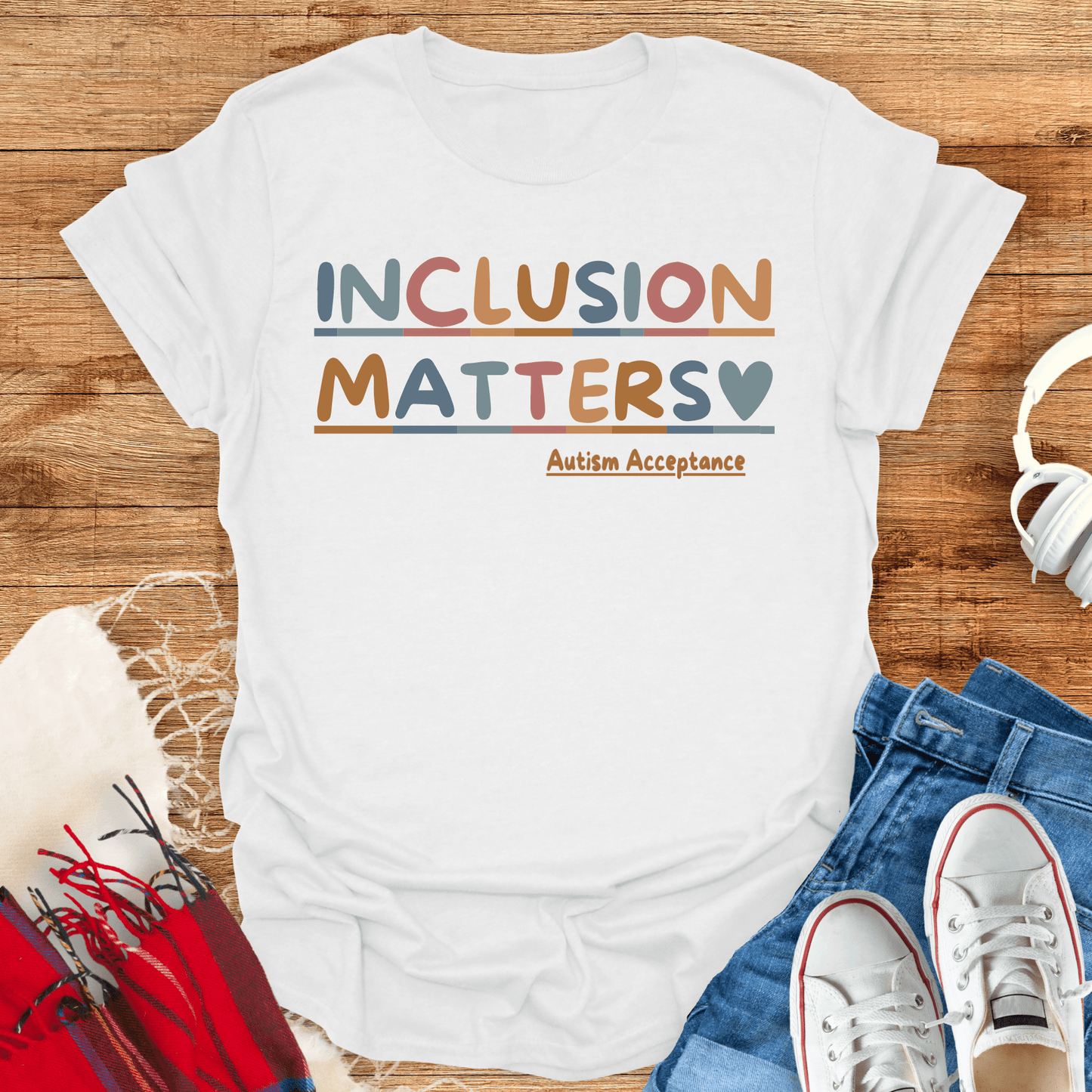 Inclusion Matters Heart T-Shirt