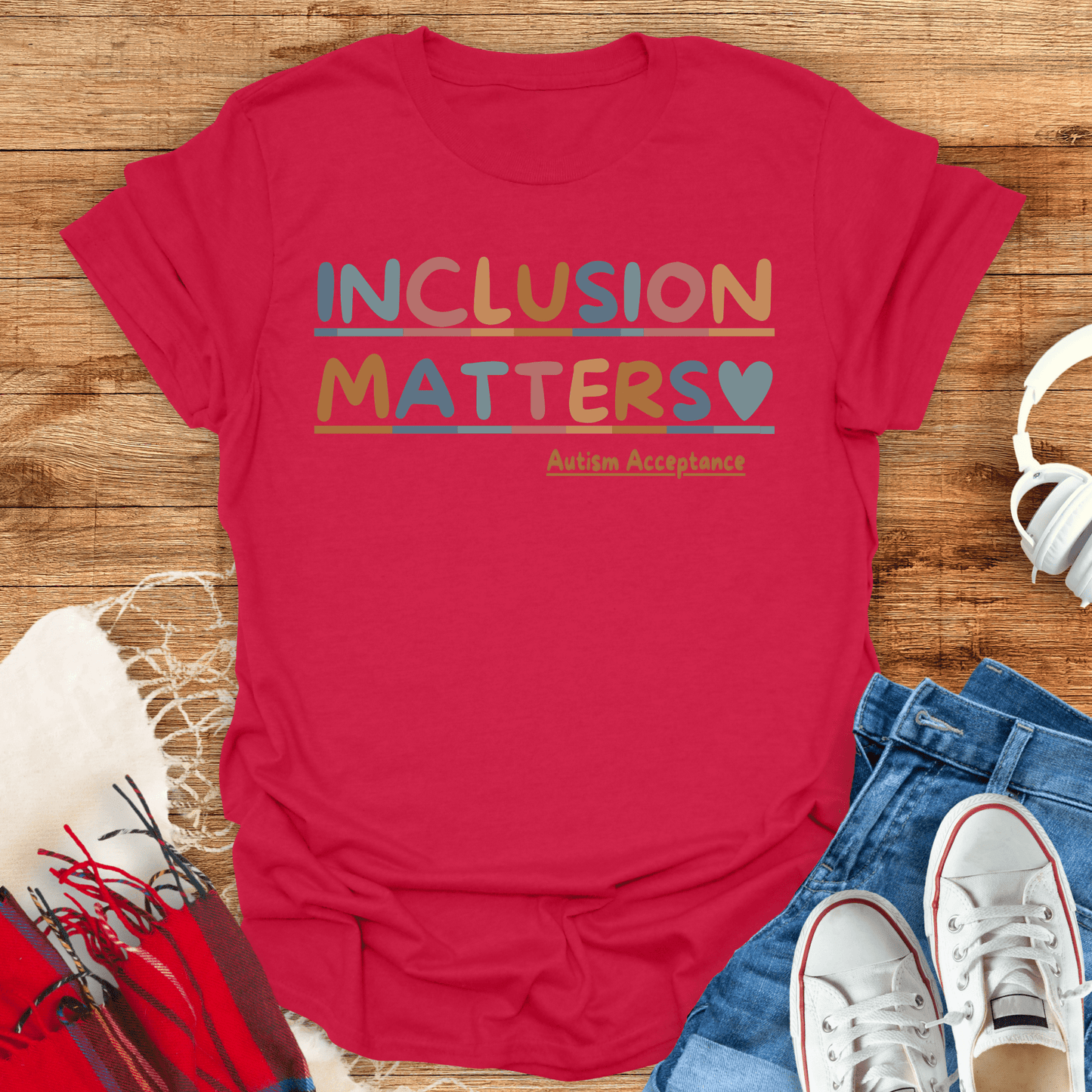 Inclusion Matters Heart T-Shirt