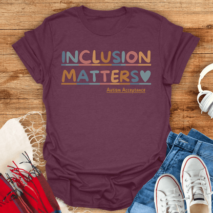 Inclusion Matters Heart T-Shirt