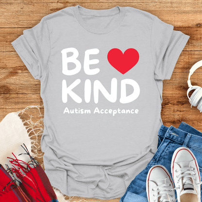 Be Kind Autism Acceptance T-Shirt