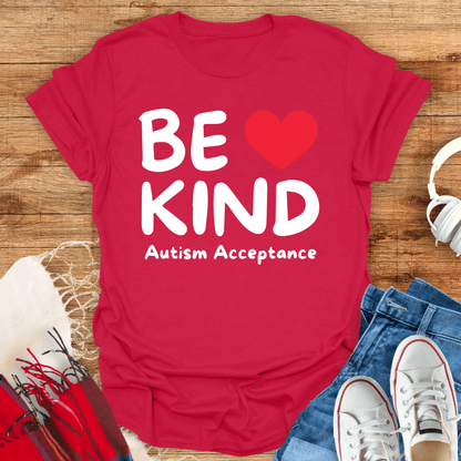 Be Kind Autism Acceptance T-Shirt