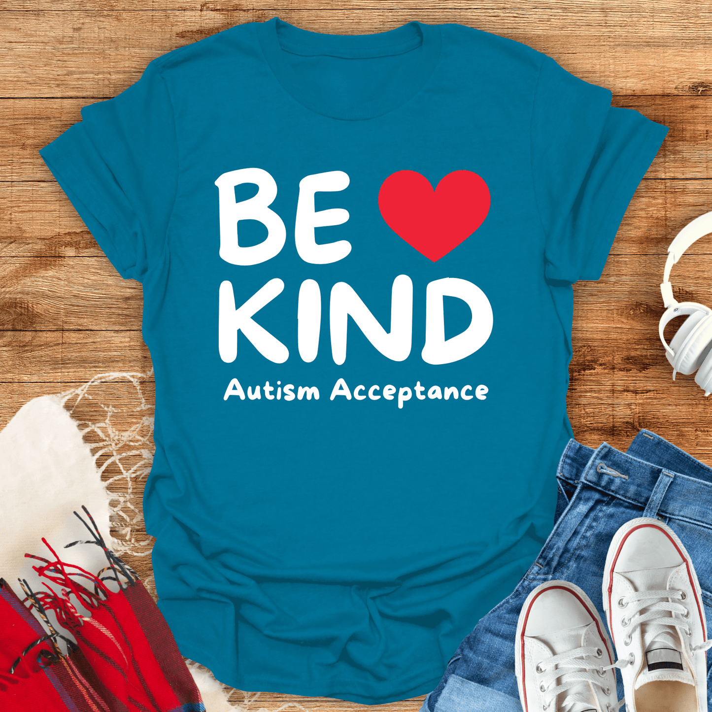 Be Kind Autism Acceptance T-Shirt