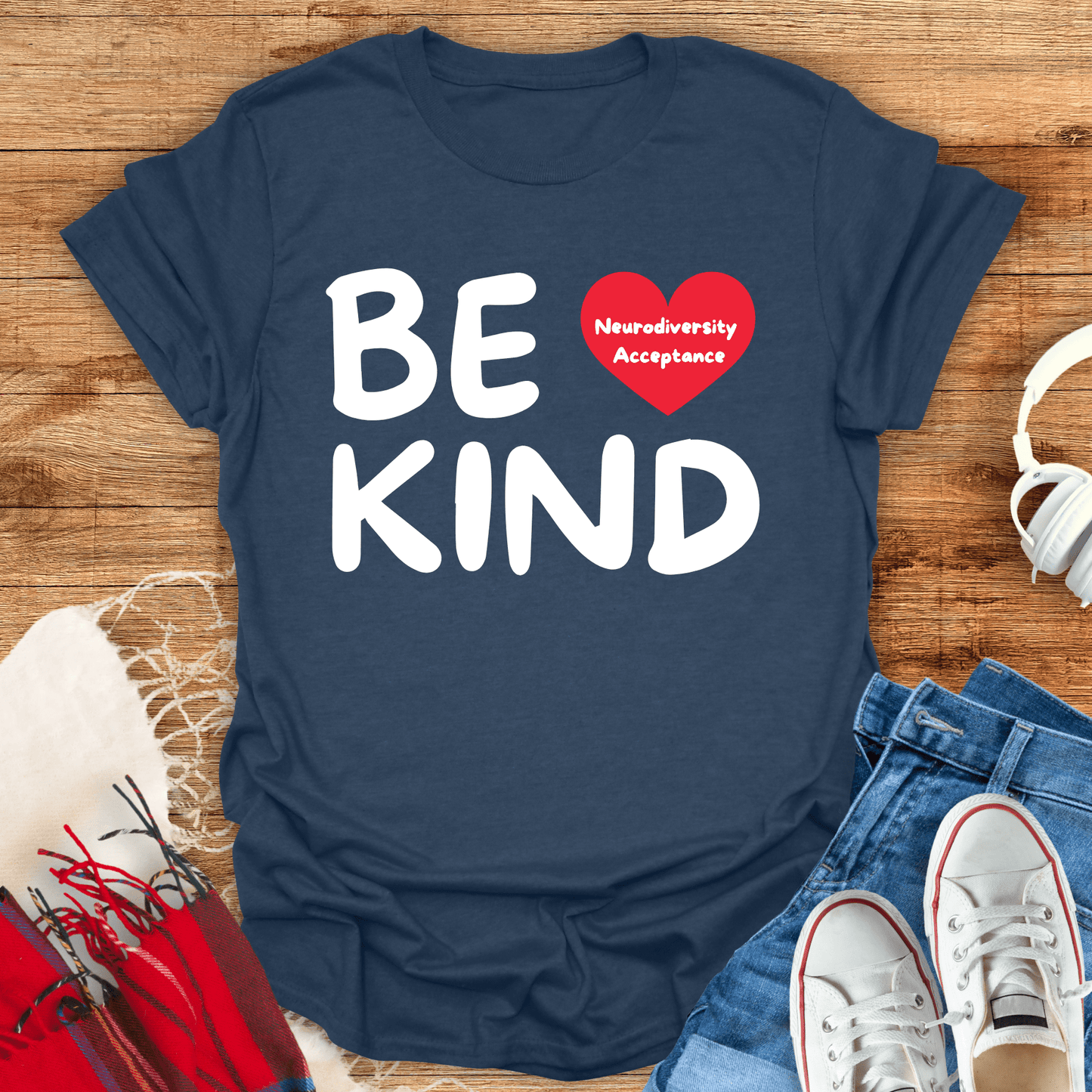 Be Kind Neurodiversity Acceptance T-Shirt