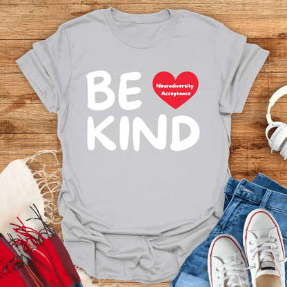 Be Kind Neurodiversity Acceptance T-Shirt