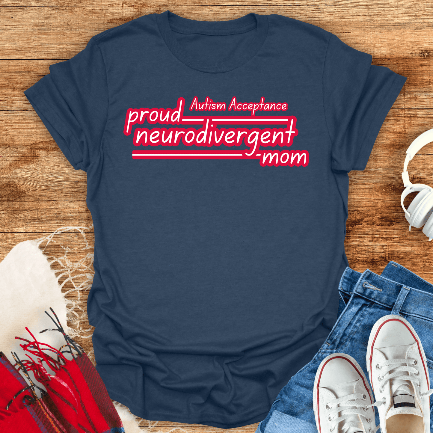 Proud Neurodivergent Mom T-Shirt