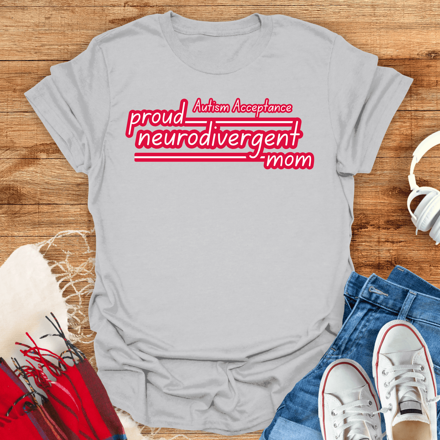 Proud Neurodivergent Mom T-Shirt