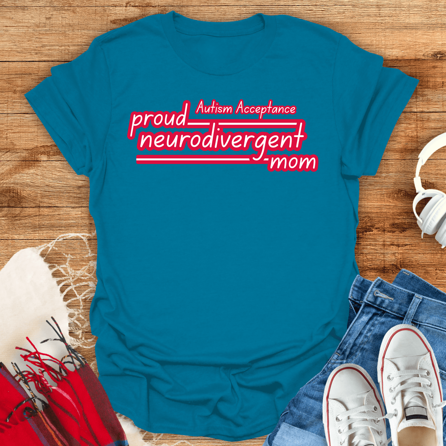 Proud Neurodivergent Mom T-Shirt