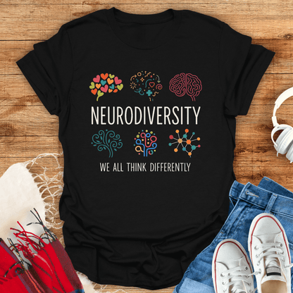 We All Think Differently T-Shirt