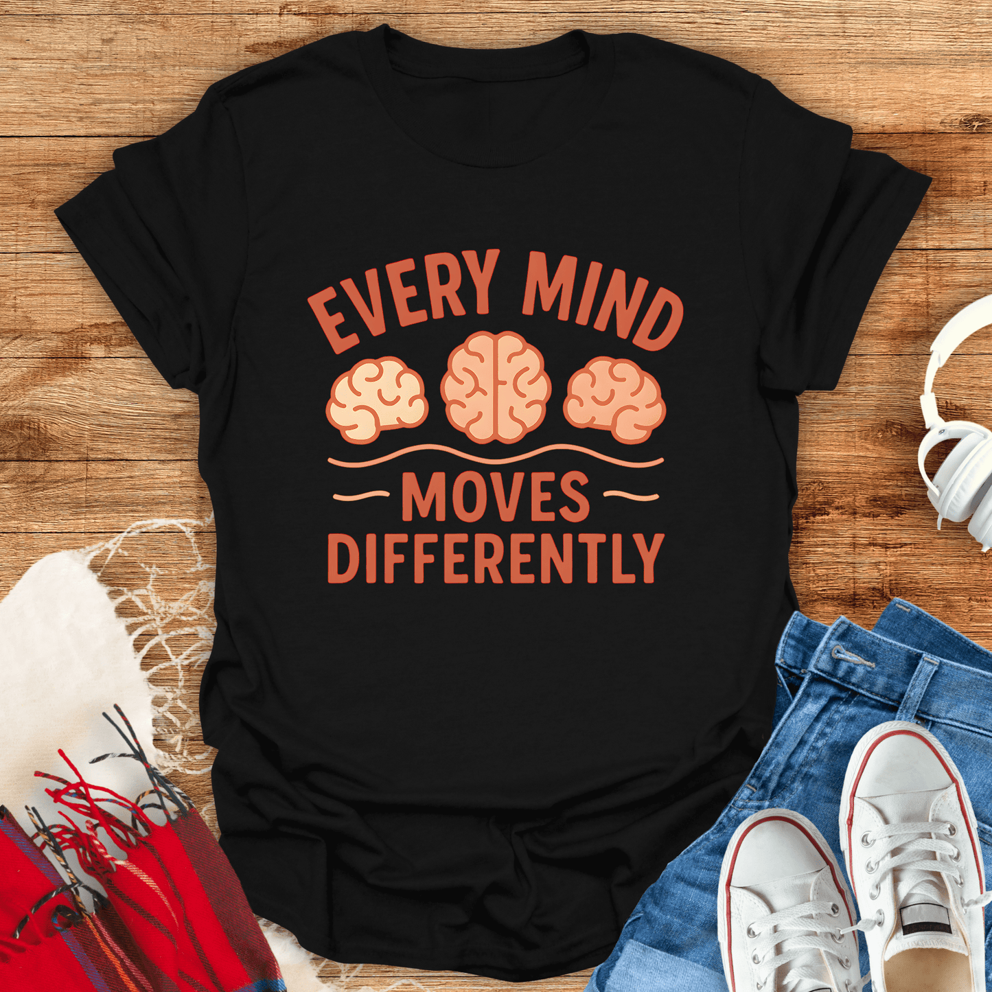 Every Mind Moves Differently T-Shirt