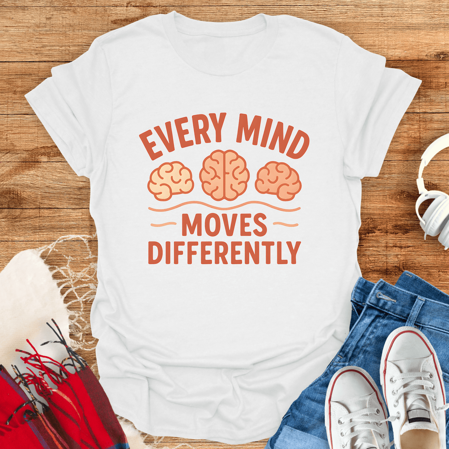 Every Mind Moves Differently T-Shirt
