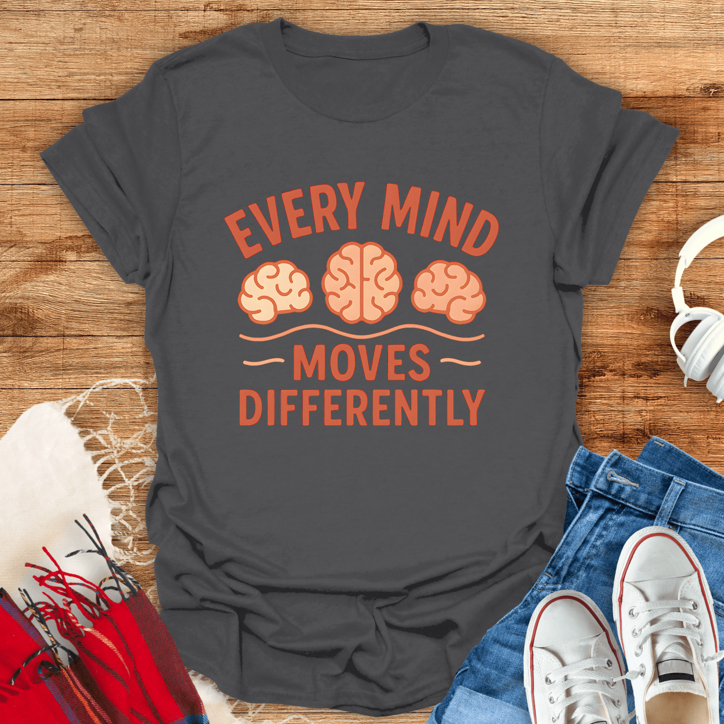 Every Mind Moves Differently T-Shirt