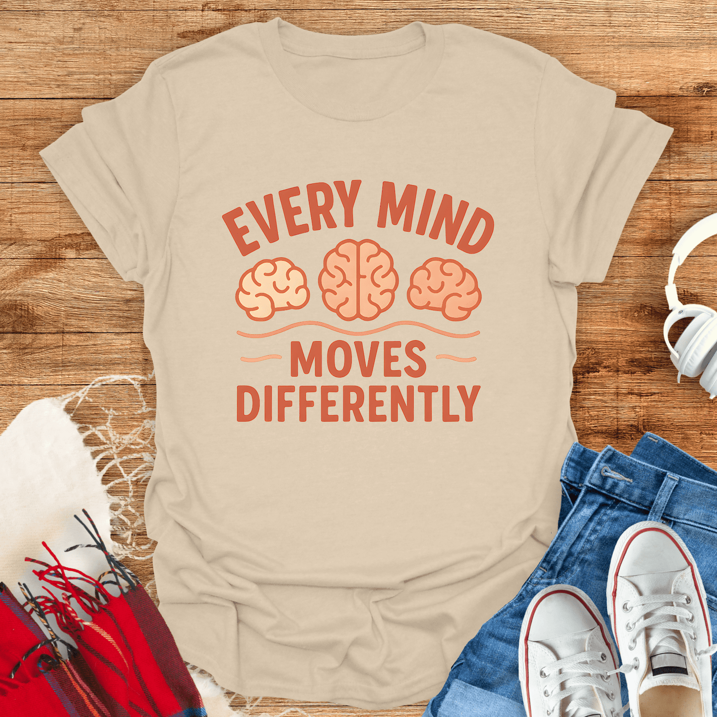 Every Mind Moves Differently T-Shirt