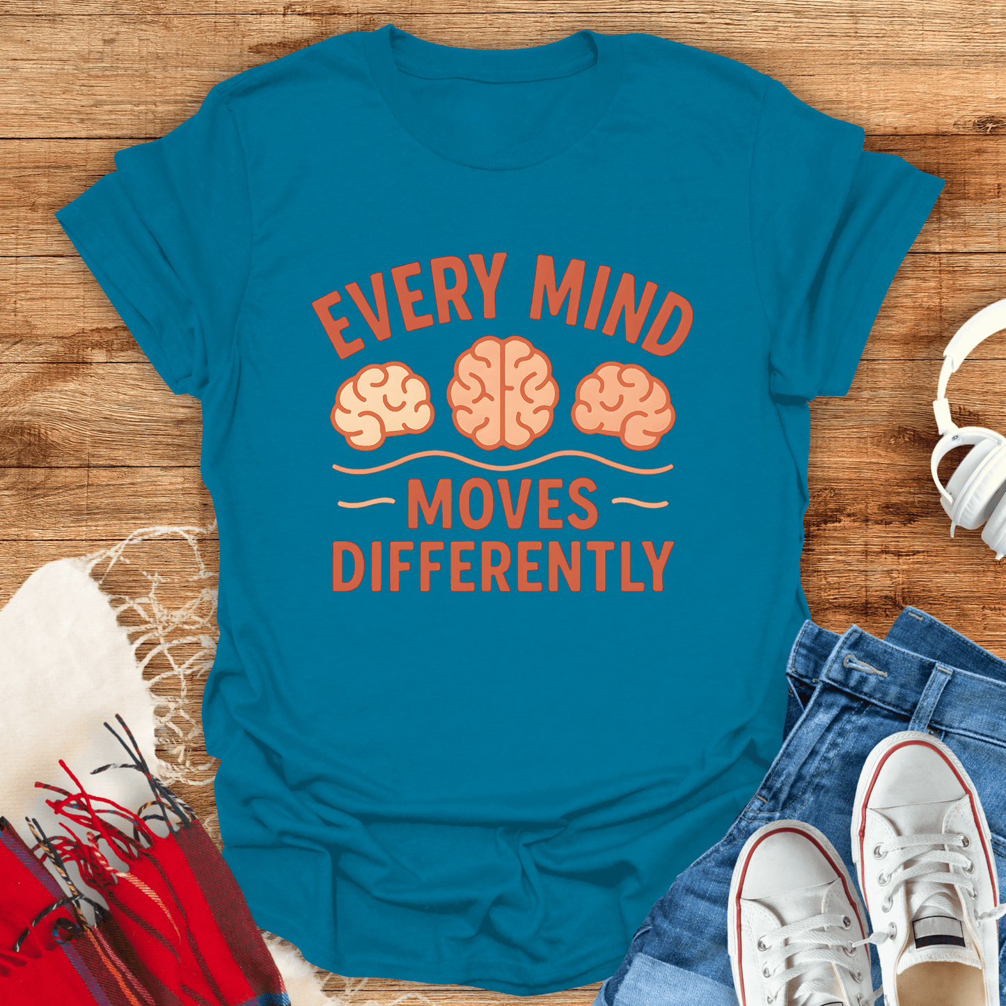 Every Mind Moves Differently T-Shirt